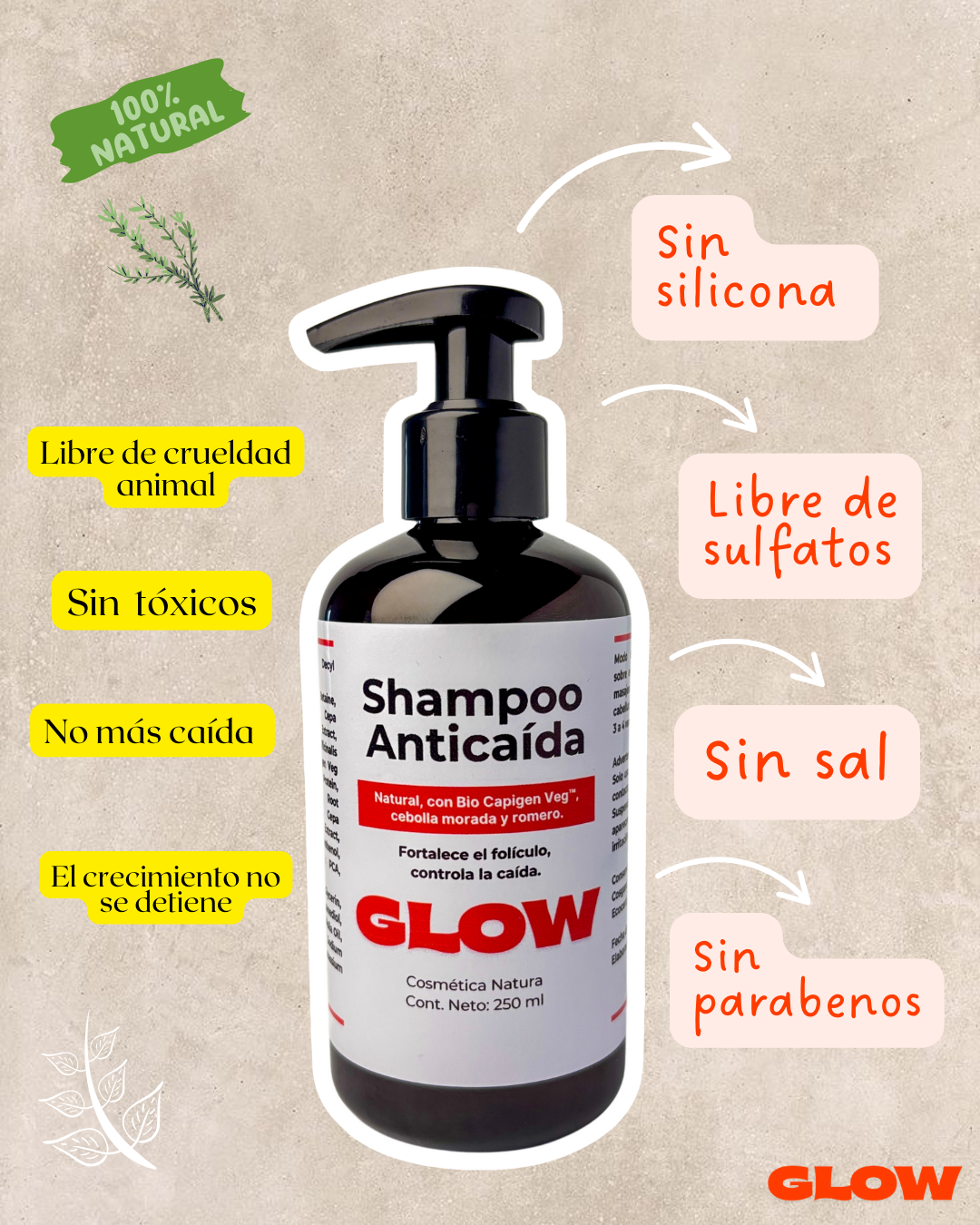 Pack Anticaída: Shampoo + Acondicionador + Tonico